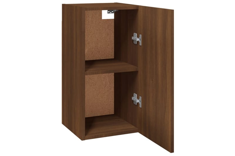 TV-taso 2 kpl ruskea tammi 30,5x30x60 cm tekninen puu - Ruskea - Huonekalut - TV- & Mediakalusteet - Tv taso & Mediataso