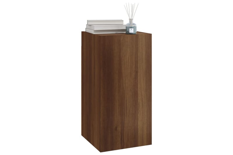 TV-taso 2 kpl ruskea tammi 30,5x30x60 cm tekninen puu - Ruskea - Huonekalut - TV- & Mediakalusteet - Tv taso & Mediataso