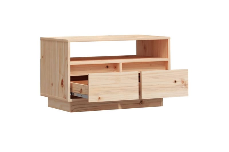 TV-taso 60x35x37 cm täysi mänty - Ruskea - Huonekalut - TV- & Mediakalusteet - Tv taso & Mediataso