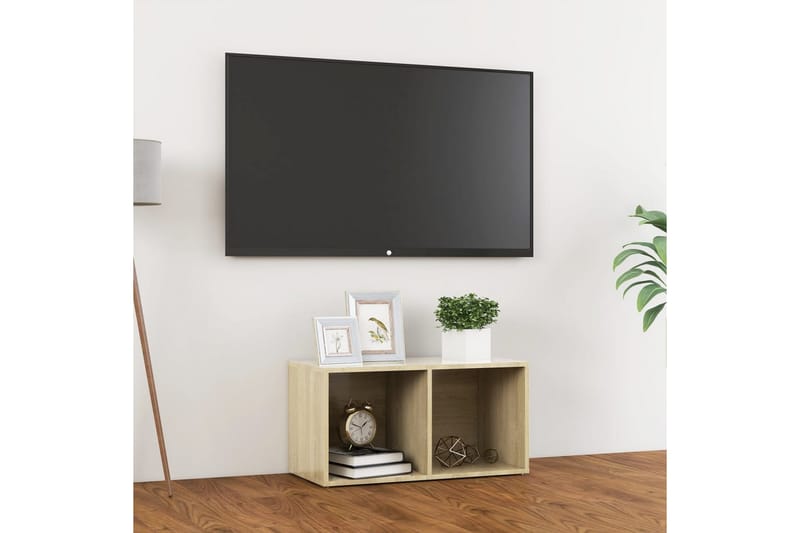 TV-taso 72x35x36,5 cm Sonoma-tammi - Ruskea - Huonekalut - TV- & Mediakalusteet - Tv taso & Mediataso