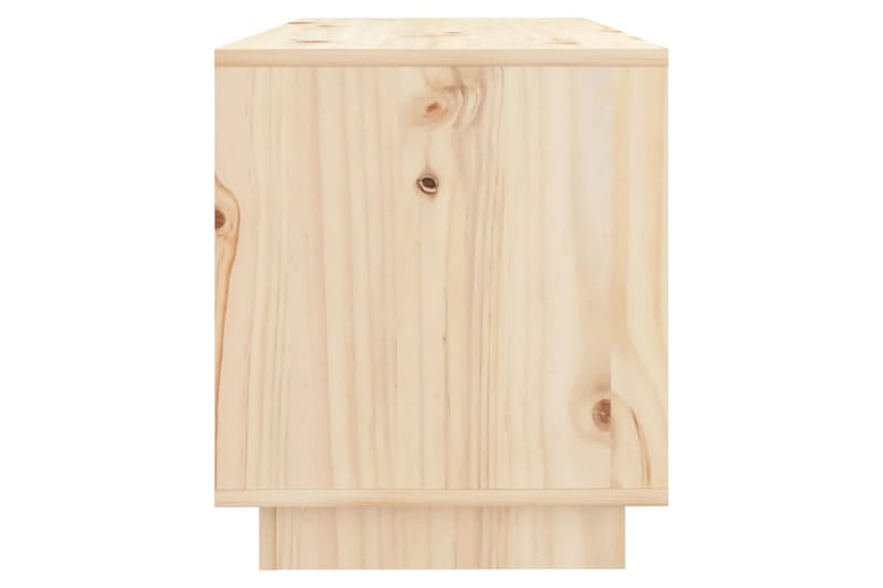 TV-taso 74x34x40 cm täysi mänty - Ruskea - Huonekalut - TV- & Mediakalusteet - Tv taso & Mediataso