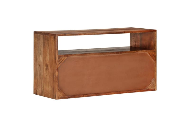 TV-taso 80x30x42 cm täysi akaasiapuu - Ruskea - Huonekalut - TV- & Mediakalusteet - Tv taso & Mediataso