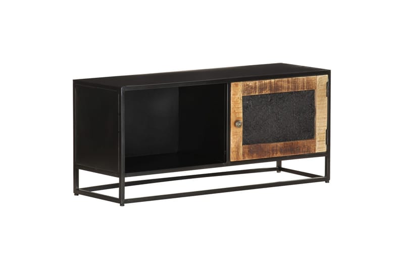 TV-taso 90x30x40 cm karkea mangopuu - Ruskea - Huonekalut - TV- & Mediakalusteet - Tv taso & Mediataso