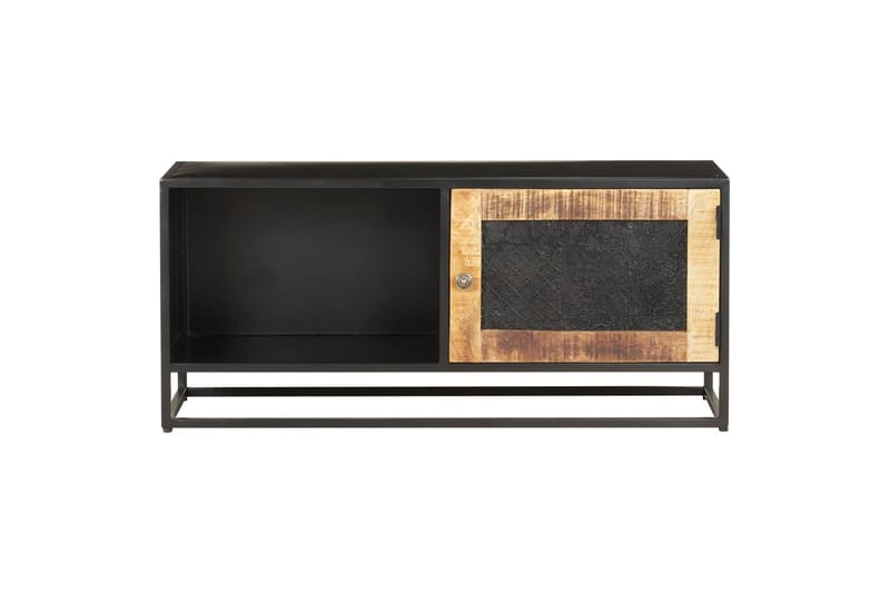TV-taso 90x30x40 cm karkea mangopuu - Ruskea - Huonekalut - TV- & Mediakalusteet - Tv taso & Mediataso