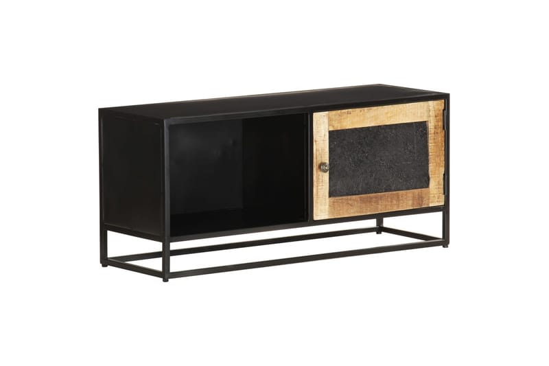 TV-taso 90x30x40 cm karkea mangopuu - Ruskea - Huonekalut - TV- & Mediakalusteet - Tv taso & Mediataso