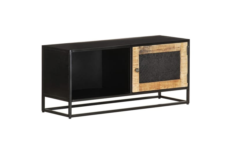 TV-taso 90x30x40 cm karkea mangopuu - Ruskea - Huonekalut - TV- & Mediakalusteet - Tv taso & Mediataso