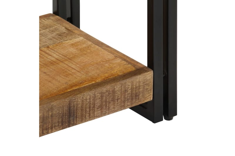 TV-taso 90x30x40 cm kiinteä mangopuu - Ruskea - Huonekalut - TV- & Mediakalusteet - Tv taso & Mediataso