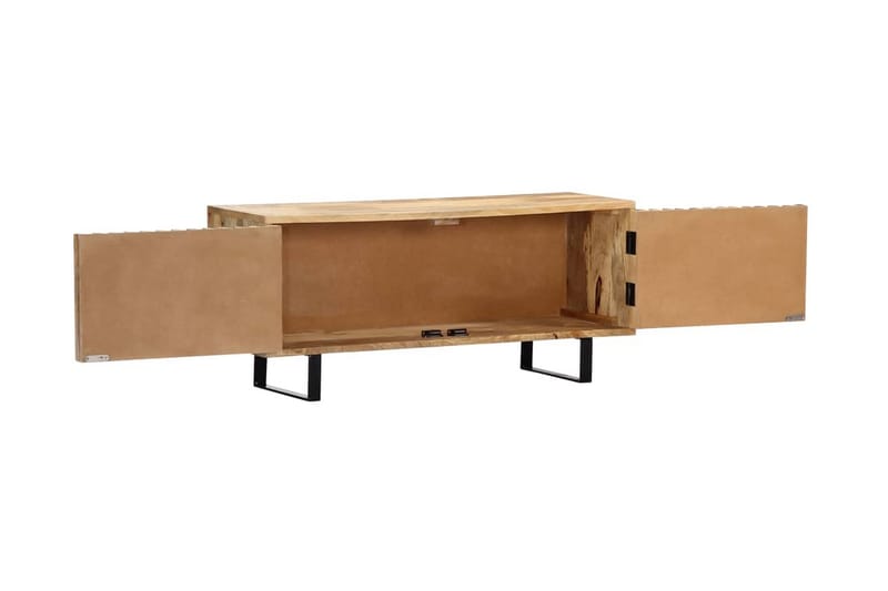 TV-taso 90x30x40 cm täysmangopuu - Ruskea - Huonekalut - TV- & Mediakalusteet - Tv taso & Mediataso