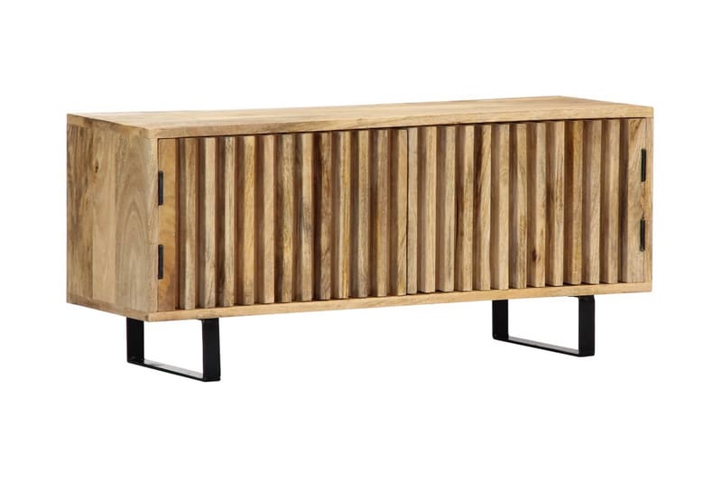 TV-taso 90x30x40 cm täysmangopuu - Ruskea - Huonekalut - TV- & Mediakalusteet - Tv taso & Mediataso