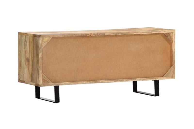 TV-taso 90x30x40 cm täysmangopuu - Ruskea - Huonekalut - TV- & Mediakalusteet - Tv taso & Mediataso