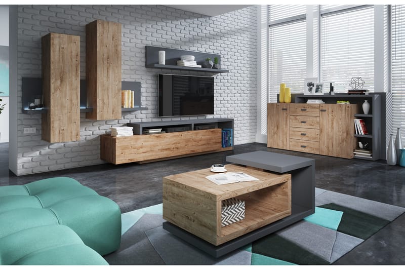 TV-taso Albarado 219 cm - Huonekalut - TV- & Mediakalusteet - Tv taso & Mediataso