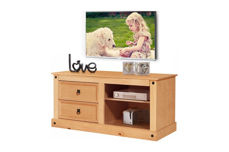 TV-taso Alfredo 120 cm, Vaaleanruskea