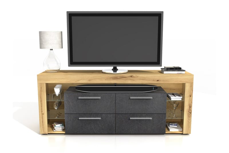 TV-taso Allya 180 cm - Ruskea - Huonekalut - TV- & Mediakalusteet - Tv taso & Mediataso