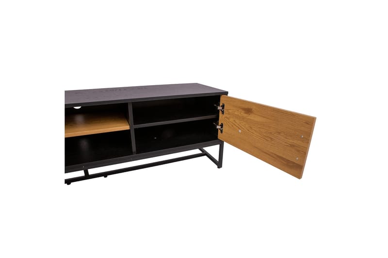 TV-taso Amsterdam 160 cm Tammi/Musta - Huonekalut - TV- & Mediakalusteet - Tv taso & Mediataso