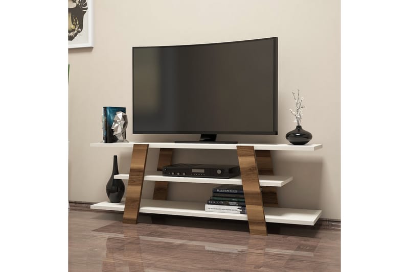 TV-taso Amtorp 120 cm - Ruskea - Huonekalut - TV- & Mediakalusteet - Tv taso & Mediataso
