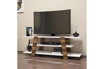 TV-taso Amtorp 120 cm - Ruskea/Valkoinen - Huonekalut - TV- & Mediakalusteet - Tv taso & Mediataso
