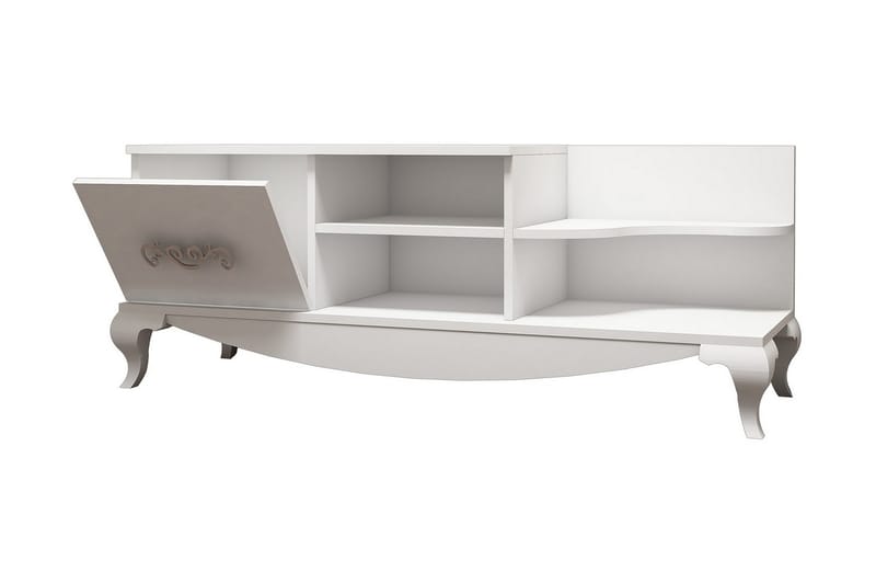 TV-taso Amtorp 130 cm - Valkoinen - Huonekalut - TV- & Mediakalusteet - Tv taso & Mediataso
