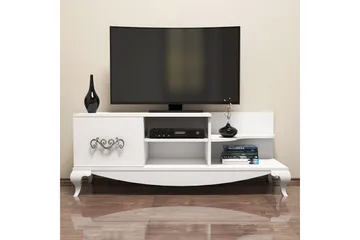 TV-taso Amtorp 130 cm - Valkoinen - Huonekalut - TV- & Mediakalusteet - Tv taso & Mediataso