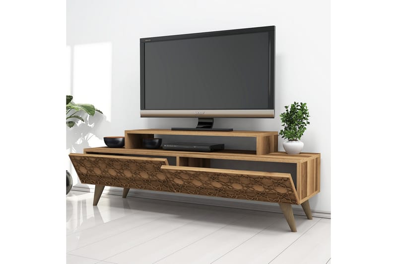 TV-taso Amtorp 140 cm - Ruskea - Huonekalut - TV- & Mediakalusteet - Tv taso & Mediataso