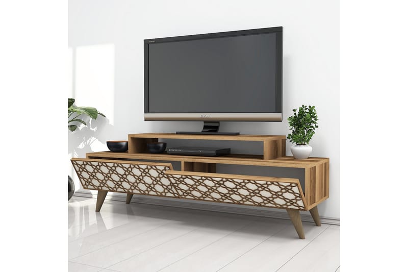 TV-taso Amtorp 140 cm - Ruskea - Huonekalut - TV- & Mediakalusteet - Tv taso & Mediataso