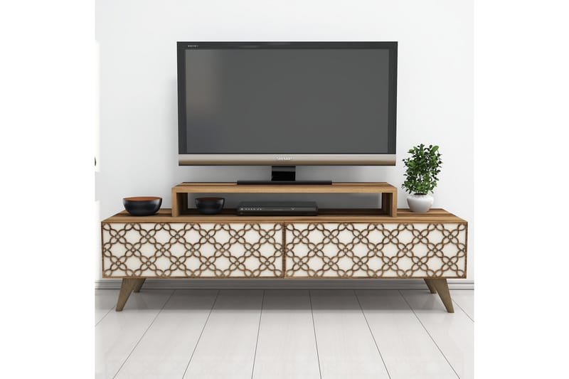 TV-taso Amtorp 140 cm - Ruskea - Huonekalut - TV- & Mediakalusteet - Tv taso & Mediataso