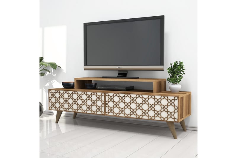 TV-taso Amtorp 140 cm - Ruskea - Huonekalut - TV- & Mediakalusteet - Tv taso & Mediataso