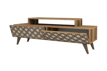 TV-taso Amtorp 140 cm - Ruskea - Huonekalut - TV- & Mediakalusteet - Tv taso & Mediataso