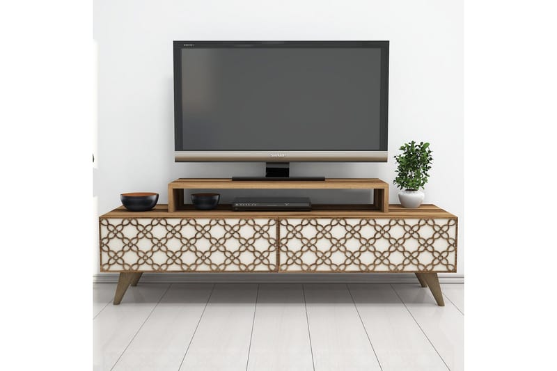 TV-taso Amtorp 140 cm - Ruskea - Huonekalut - TV- & Mediakalusteet - Tv taso & Mediataso