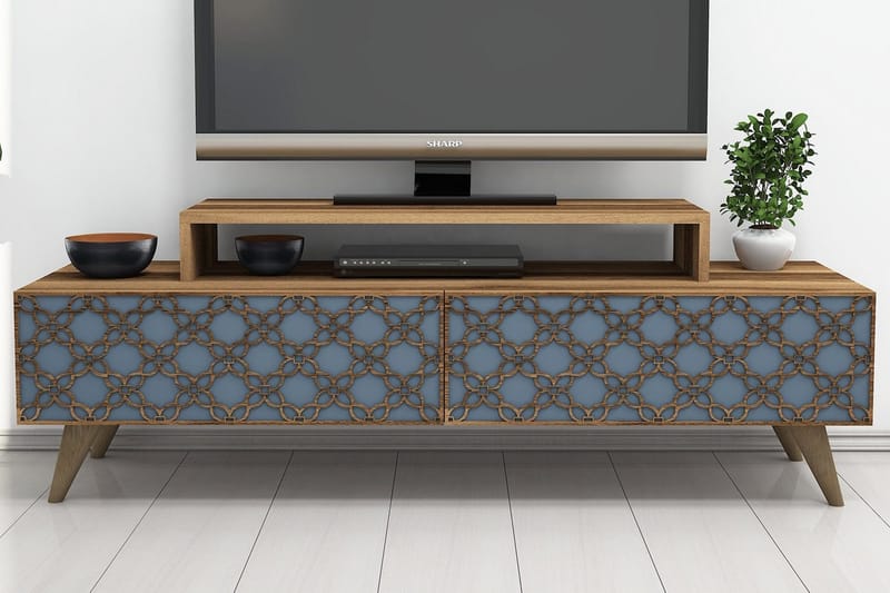 TV-taso Amtorp 140 cm, Ruskea