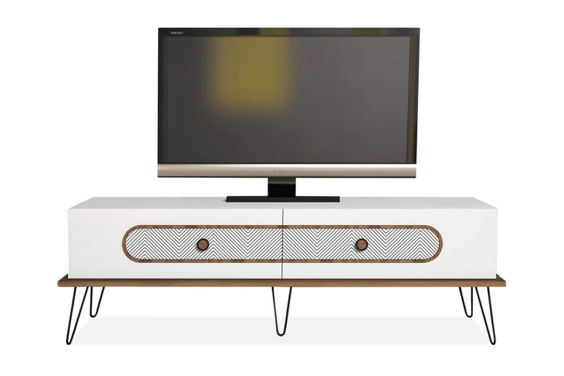 TV-taso Amtorp 145 cm, Valkoinen