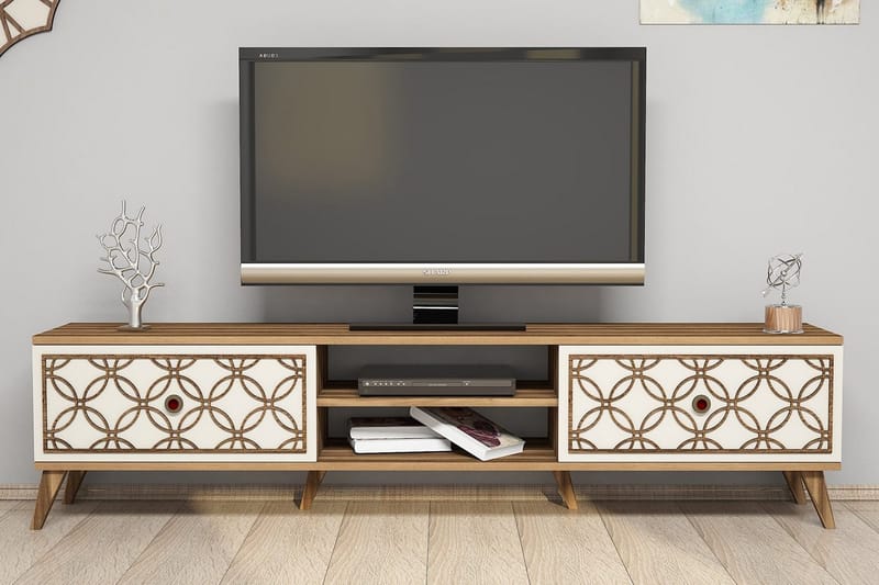 TV-taso Amtorp 180 cm - Ruskea - Huonekalut - TV- & Mediakalusteet - Tv taso & Mediataso