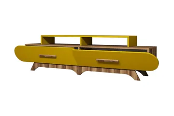 TV-taso Amtorp 205 cm - Ruskea/Keltainen - Huonekalut - TV- & Mediakalusteet - Tv taso & Mediataso