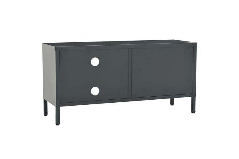 TV-taso antrasiitti 90x30x44 cm teräs ja lasi - Antrasiitti - Huonekalut - TV- & Mediakalusteet - Tv taso & Mediataso