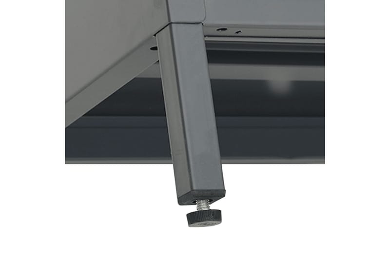 TV-taso antrasiitti 90x30x44 cm teräs ja lasi - Antrasiitti - Huonekalut - TV- & Mediakalusteet - Tv taso & Mediataso