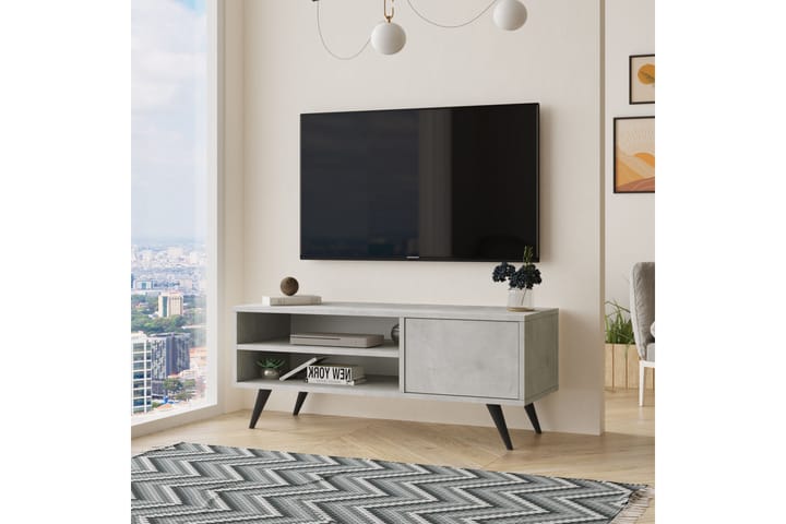 TV-taso Anysa 110 cm - Kiven harmaa - Tv taso & Mediataso