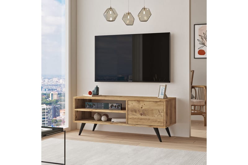 TV-taso Anysa 110 cm - Luonnonväri - Huonekalut - TV- & Mediakalusteet - Tv taso & Mediataso
