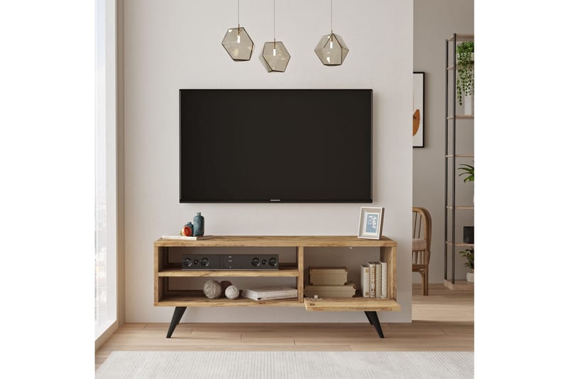 TV-taso Anysa 110 cm - Luonnonväri - Huonekalut - TV- & Mediakalusteet - Tv taso & Mediataso