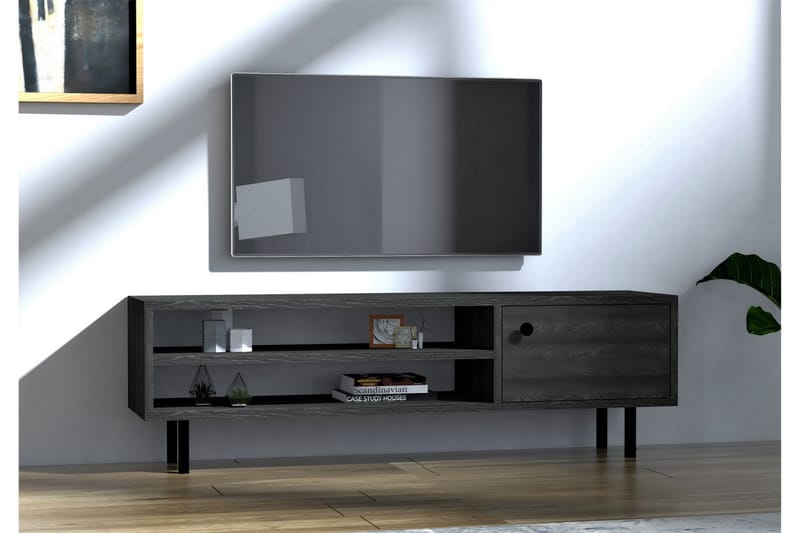 TV-taso Ashemark 120 cm - Antrasiitti - Huonekalut - TV- & Mediakalusteet - Tv taso & Mediataso