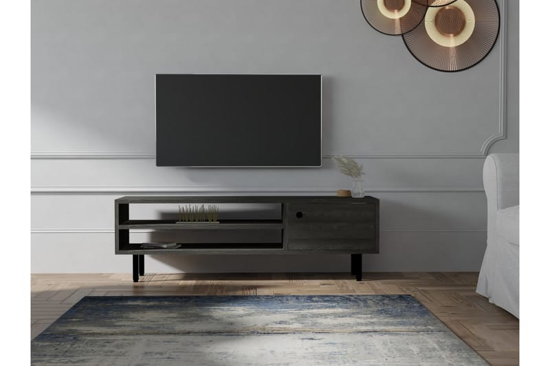 TV-taso Ashemark 120 cm - Antrasiitti - Huonekalut - TV- & Mediakalusteet - Tv taso & Mediataso
