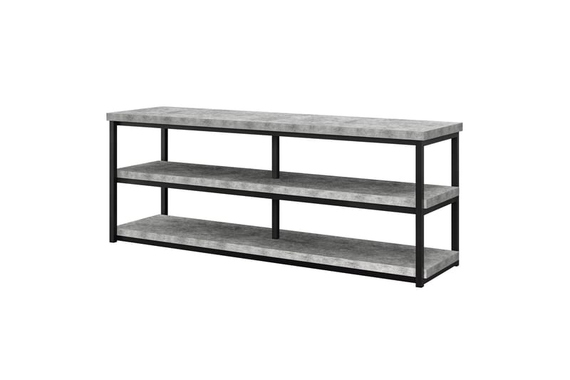 TV-taso Ashlar 160x41,9 cm Vaaleanharmaa - Dorel Home - Huonekalut - TV- & Mediakalusteet - Tv taso & Mediataso