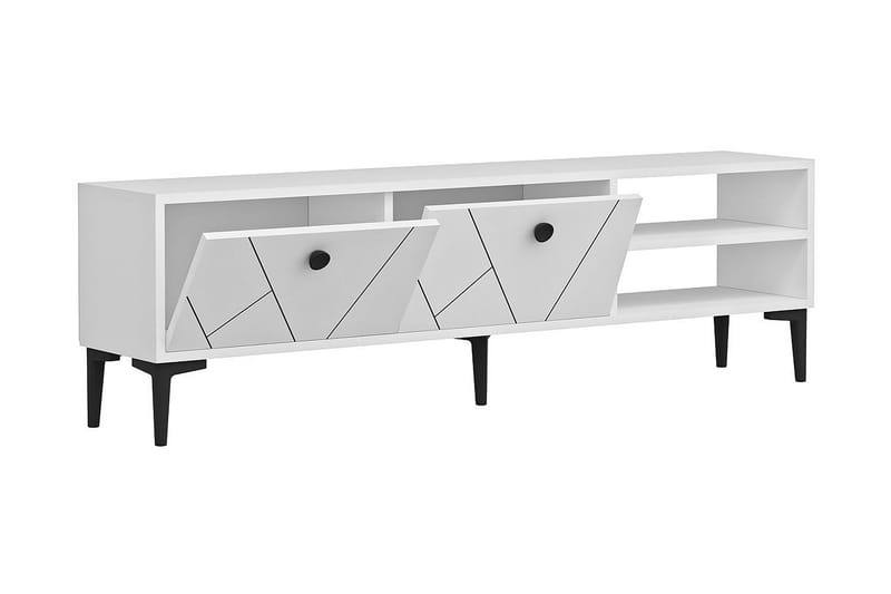 TV-taso Asshai 150 cm - Valkoinen - Huonekalut - TV- & Mediakalusteet - Tv taso & Mediataso