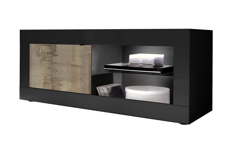 TV-taso Astal 43x140 cm Luonnonväri/Musta - LC SPA - Huonekalut - TV- & Mediakalusteet - Tv taso & Mediataso