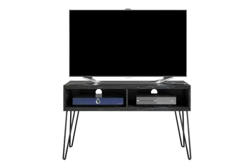 TV-taso Athena 107x50 cm Musta/Marmorikuvio - Novogratz - Huonekalut - TV- & Mediakalusteet - Tv taso & Mediataso