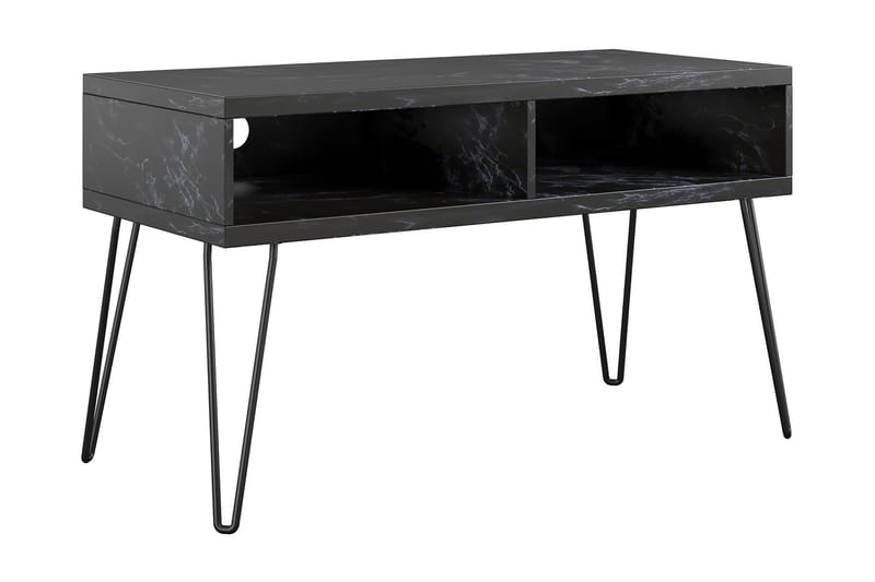 TV-taso Athena 107x50 cm Musta/Marmorikuvio - Novogratz - Huonekalut - TV- & Mediakalusteet - Tv taso & Mediataso