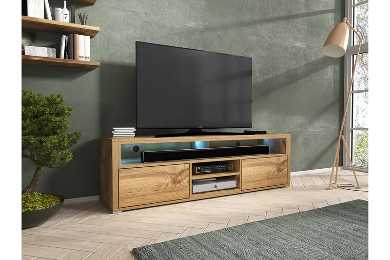 TV-taso Bangoralla 137 cm - Tammi - Huonekalut - TV- & Mediakalusteet - Tv taso & Mediataso