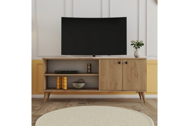 TV-taso Barler 138 cm - Luonnonväri - Huonekalut - TV- & Mediakalusteet - Tv taso & Mediataso