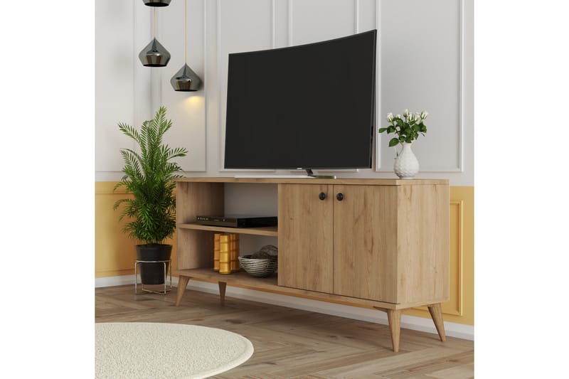 TV-taso Barler 138 cm - Luonnonväri - Huonekalut - TV- & Mediakalusteet - Tv taso & Mediataso