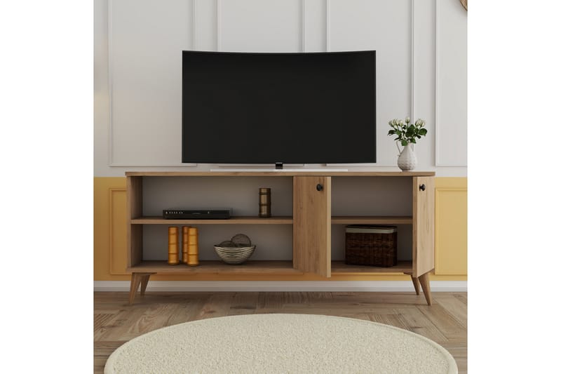 TV-taso Barler 138 cm - Luonnonväri - Huonekalut - TV- & Mediakalusteet - Tv taso & Mediataso