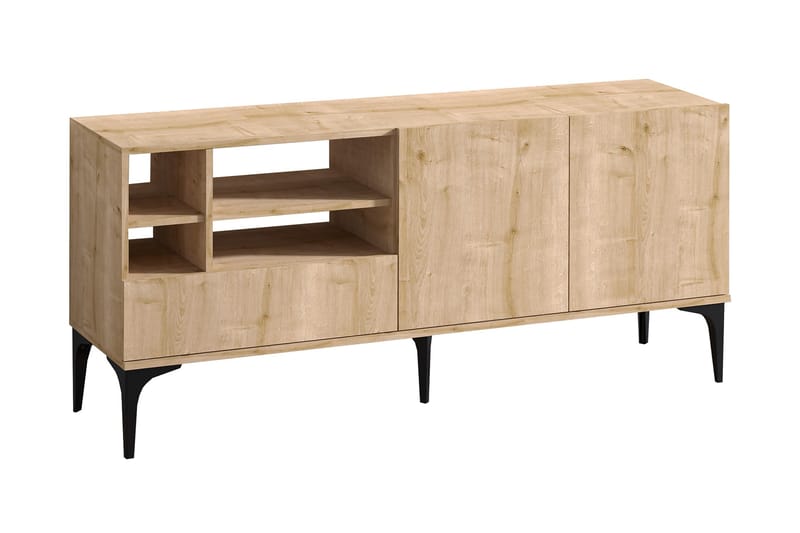TV-taso Barranca 80 cm - Luonnonväri/Valkoinen - Huonekalut - TV- & Mediakalusteet - Tv taso & Mediataso