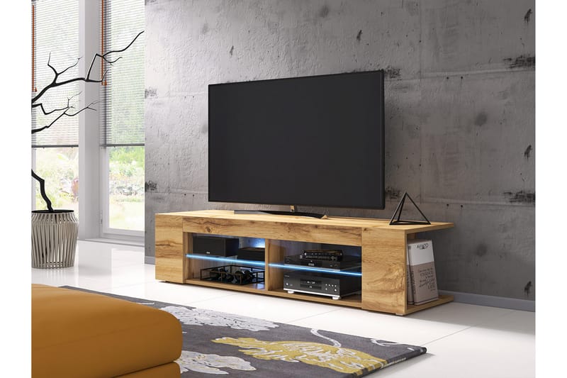 TV-taso Barrueco 137 cm - Tammi - Huonekalut - TV- & Mediakalusteet - Tv taso & Mediataso